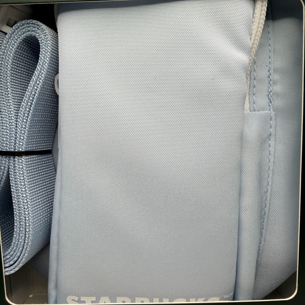 Starbucks Tumbler Tote in Soft Blue NWT - Picture 4 of 5
